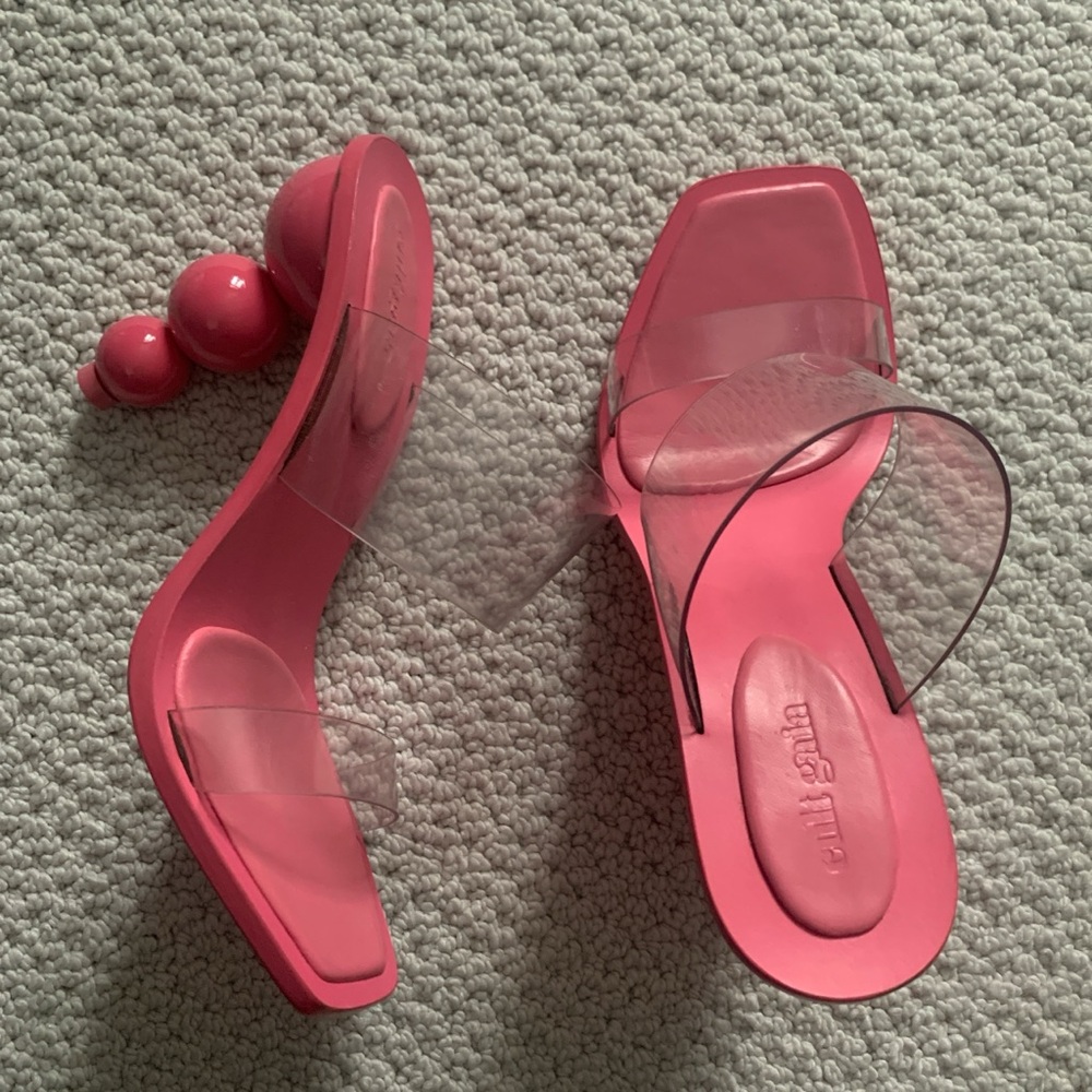 Cult Gaia Vita vinyl sandals 39